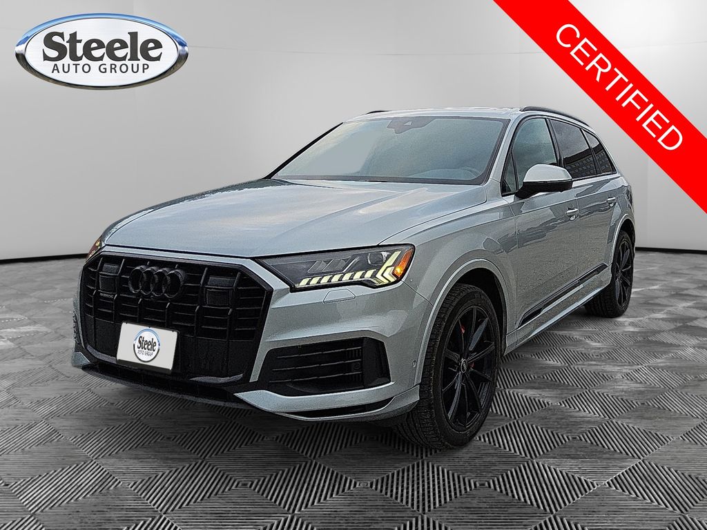Silver 2023 Audi Q7 SUV / Crossover All-Wheel Drive 8-Speed Automatic