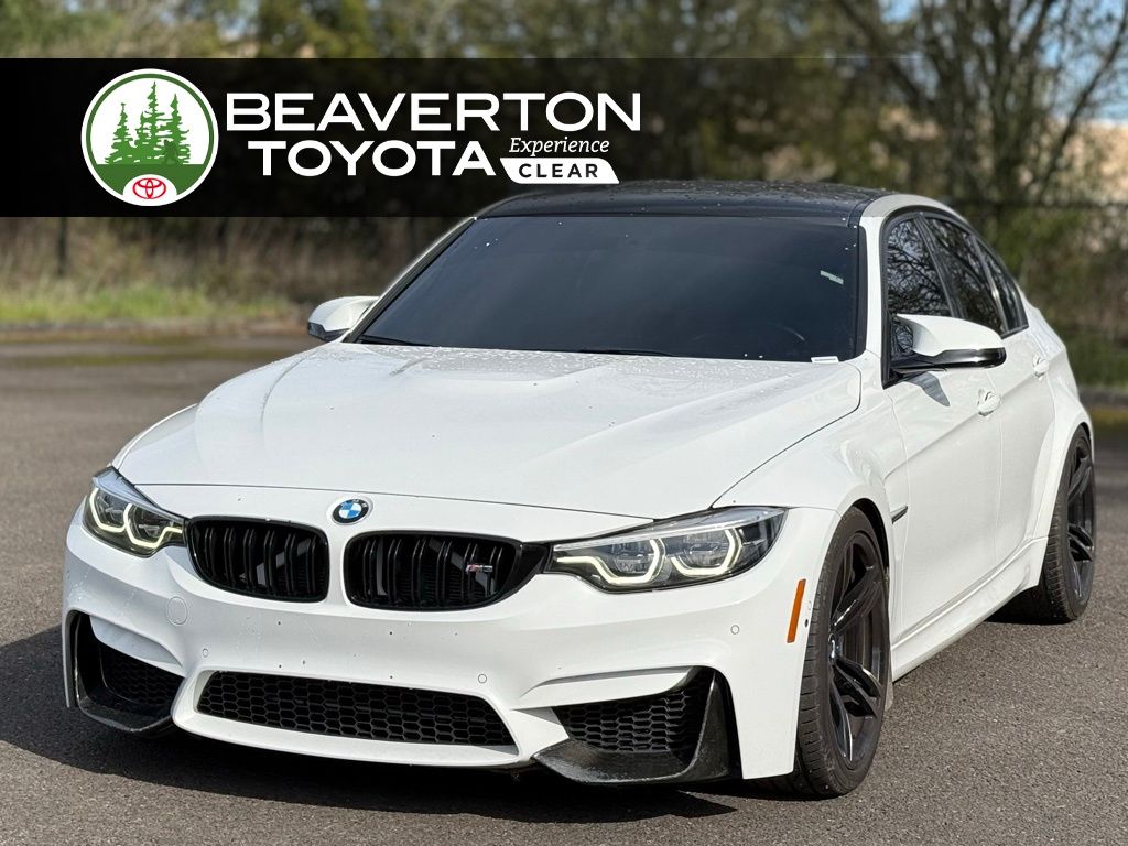 Alpine White 2018 BMW M3 Sedan RWD Sedan Rear-Wheel Drive 7-Speed Automatic