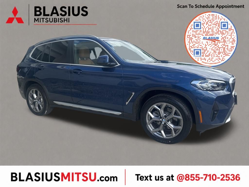 Phytonic Blue Metallic 2023 BMW X3 SUV / Crossover All-Wheel Drive 8-Speed Automatic