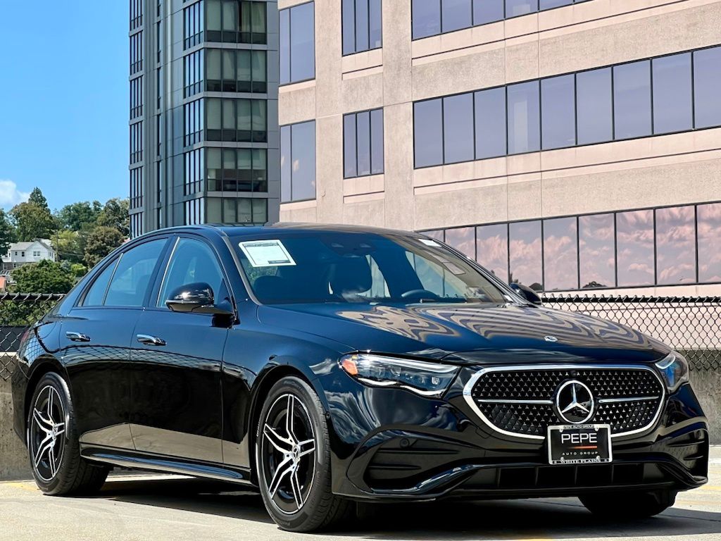 Black 2026 Mercedes-Benz E-Class Sedan All-Wheel Drive 9-Speed Automatic