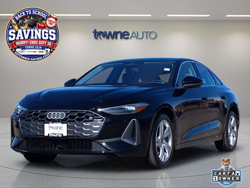 Mythos Black Metallic 2025 Audi A5 Sedan All-Wheel Drive 7-Speed Automatic