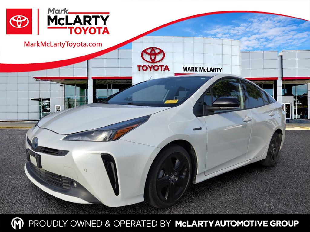 Pearl 2021 Toyota Prius Hatchback Front-Wheel Drive Continuously Variable Transmission