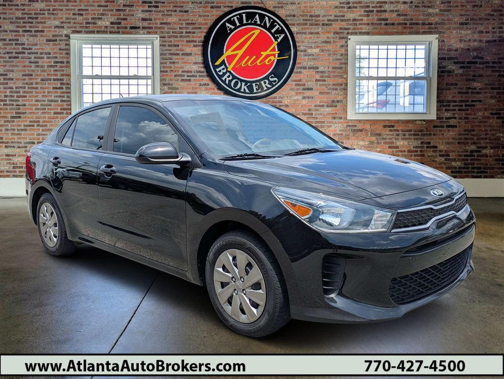 Aurora Black 2019 Kia Rio Sedan Front-Wheel Drive 6-Speed Automatic