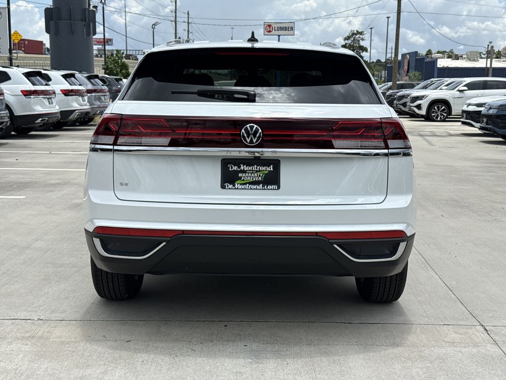 2026 Volkswagen Atlas Cross Sport 2.0T SE White at DeMontrond Auto Country