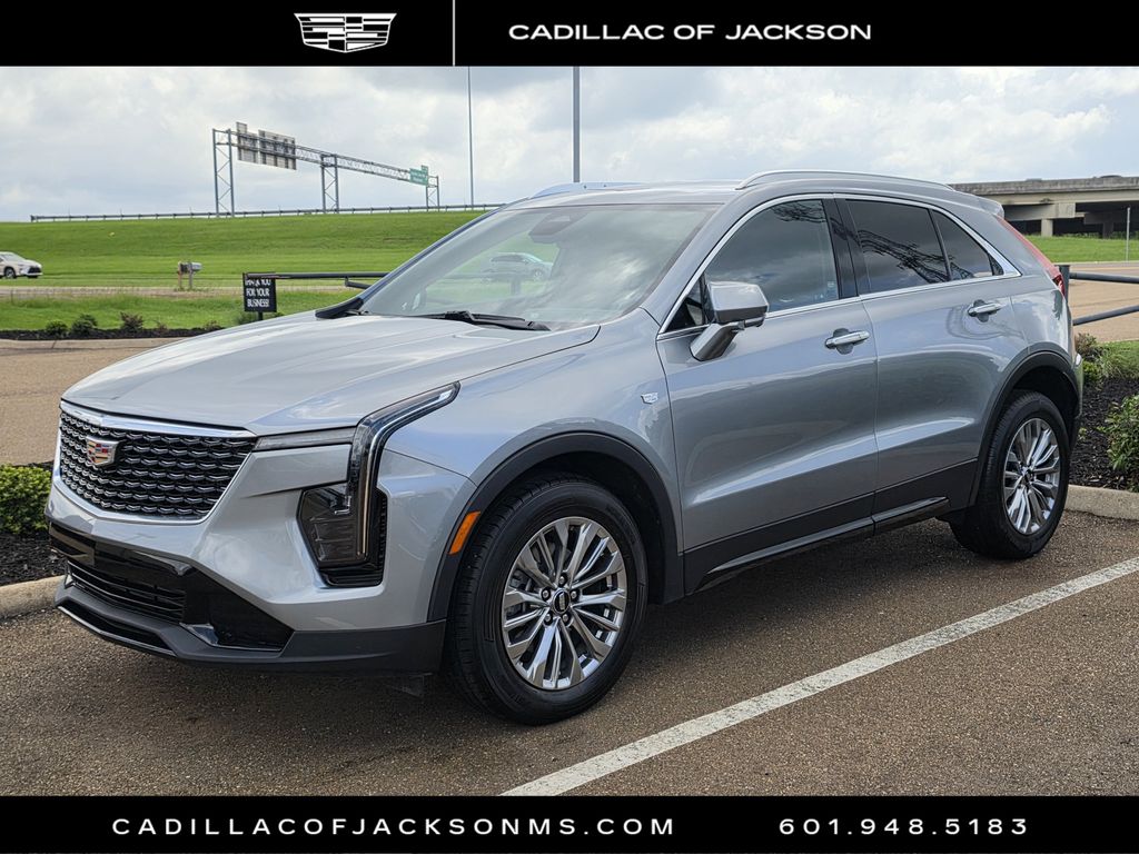Argent Silver Metallic 2025 Cadillac XT4 Premium Luxury FWD SUV / Crossover Front-Wheel Drive 9-Speed Automatic