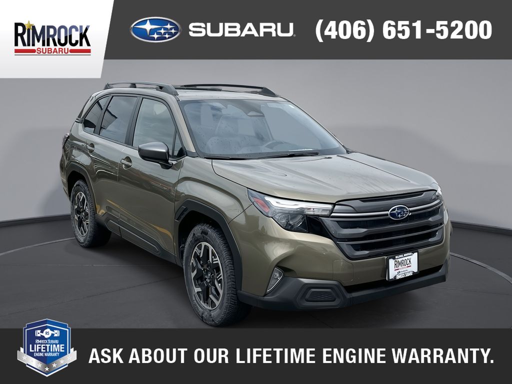 Autumn Green Metallic 2025 Subaru Forester SUV / Crossover All-Wheel Drive Continuously Variable Transmission
