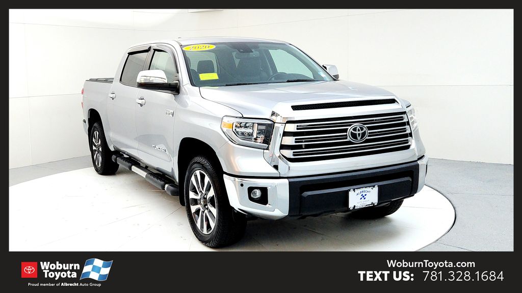 Silver Sky Metallic 2020 Toyota Tundra Pickup Truck Four-Wheel Drive 6-Speed Automatic