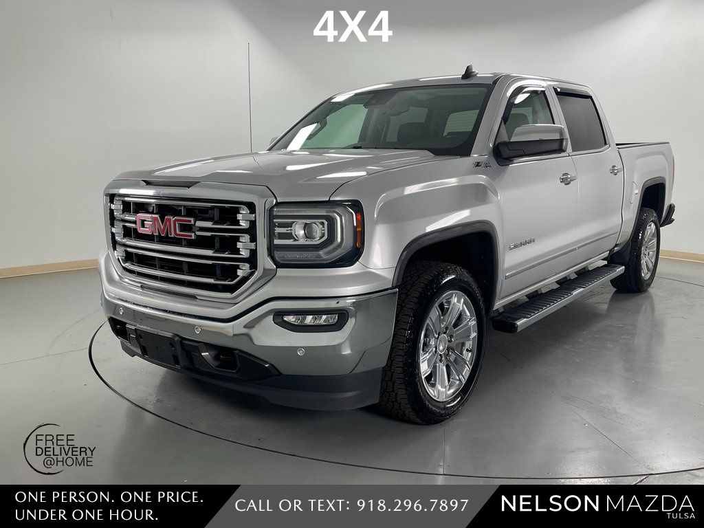 Quicksilver Metallic 2018 GMC Sierra 1500 Pickup Truck Four-Wheel Drive 8-Speed Automatic Overdrive