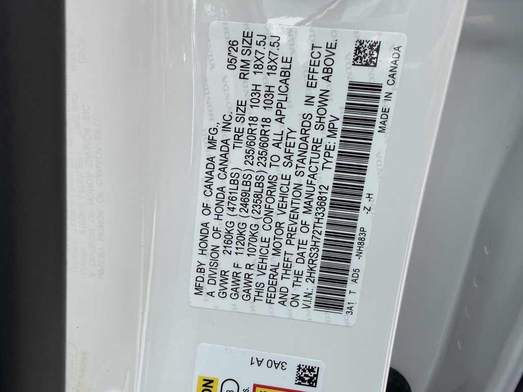 new 2026 Honda CR-V car, priced at $35,692