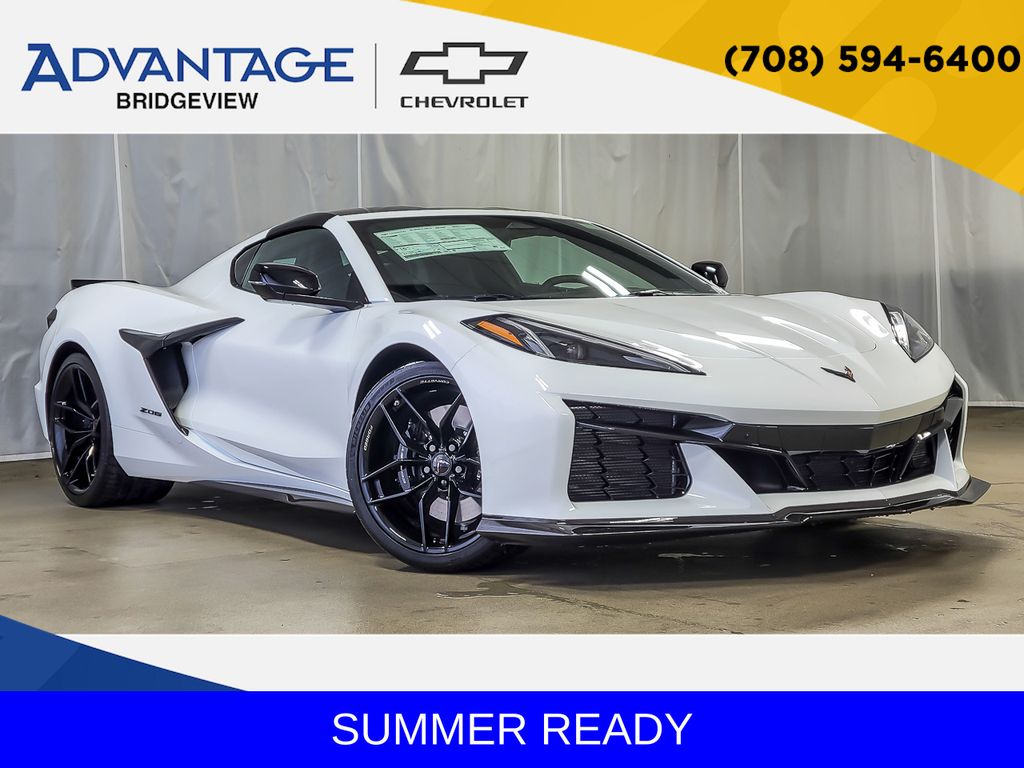 Arctic White 2026 Chevrolet Corvette Coupe Rear-Wheel Drive 8-Speed Dual Clutch
