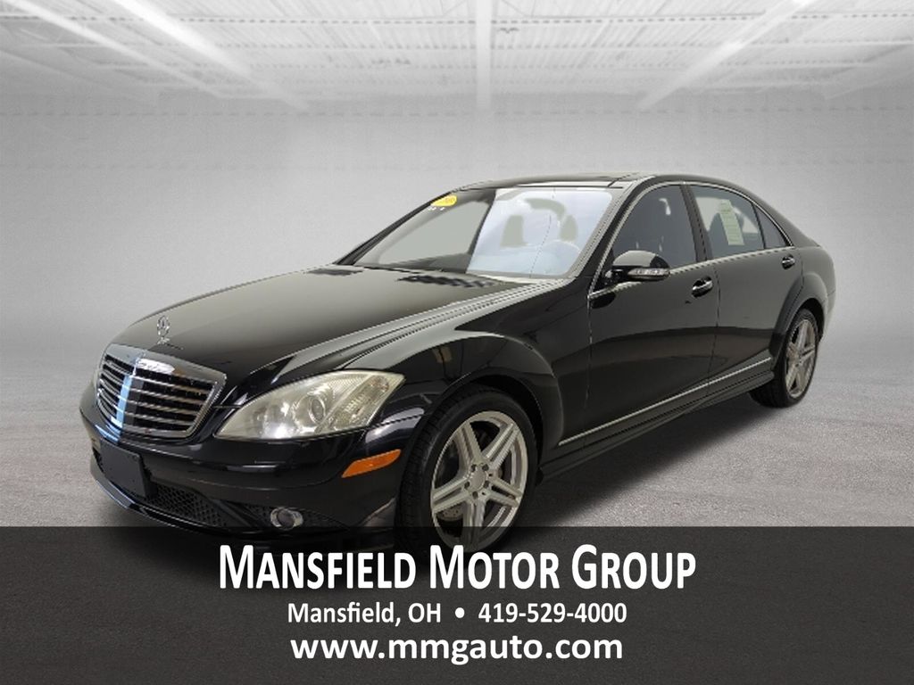 Black 2007 Mercedes-Benz S-Class Sedan All-Wheel Drive 7-Speed Automatic