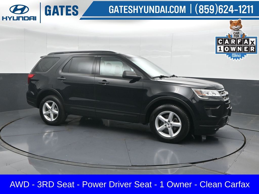 Shadow Black 2018 Ford Explorer AWD SUV / Crossover All-Wheel Drive 6-Speed Automatic