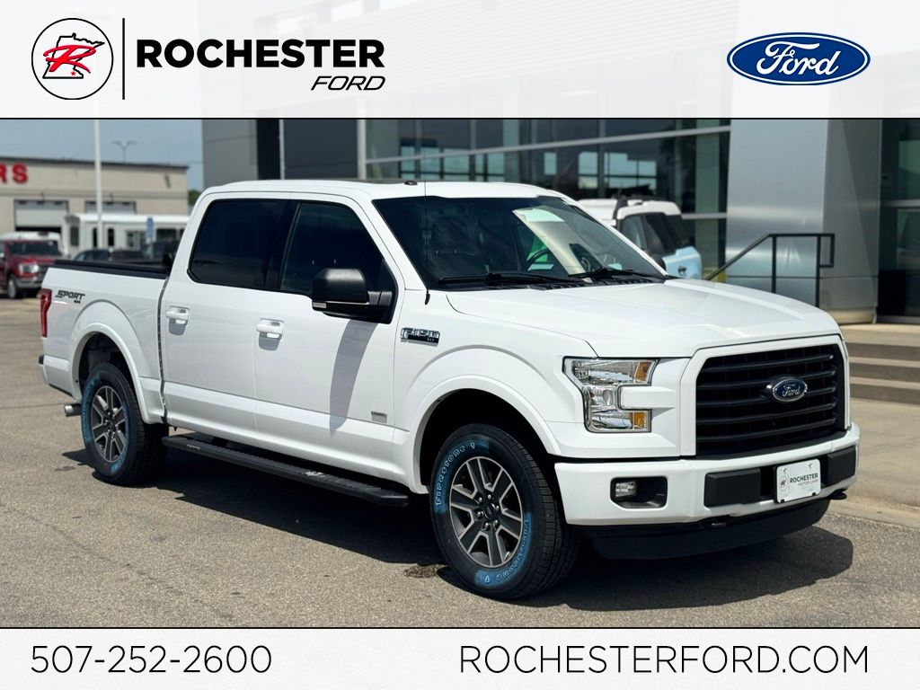 Oxford White 2016 Ford F-150 Pickup Truck Four-Wheel Drive 6-Speed Automatic