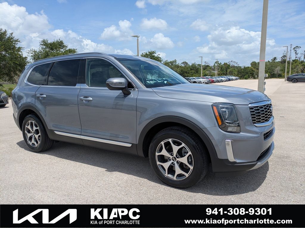 Everlasting Silver 2020 Kia Telluride EX FWD SUV / Crossover Front-Wheel Drive 8-Speed Automatic