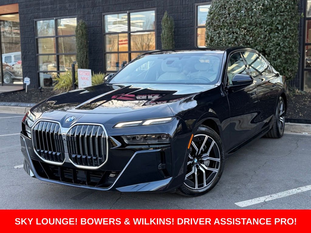 Carbon Black Metallic 2023 BMW 7 Series Sedan All-Wheel Drive 8-Speed Automatic