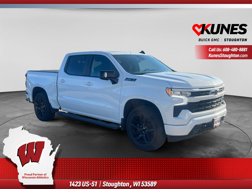 Summit White 2024 Chevrolet Silverado 1500 Pickup Truck Four-Wheel Drive Automatic