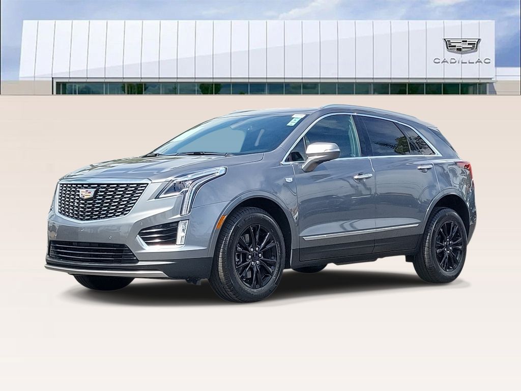 Gray (Satin Steel Metallic) 2022 Cadillac XT5 Premium Luxury FWD SUV / Crossover Front-Wheel Drive 9-Speed Automatic