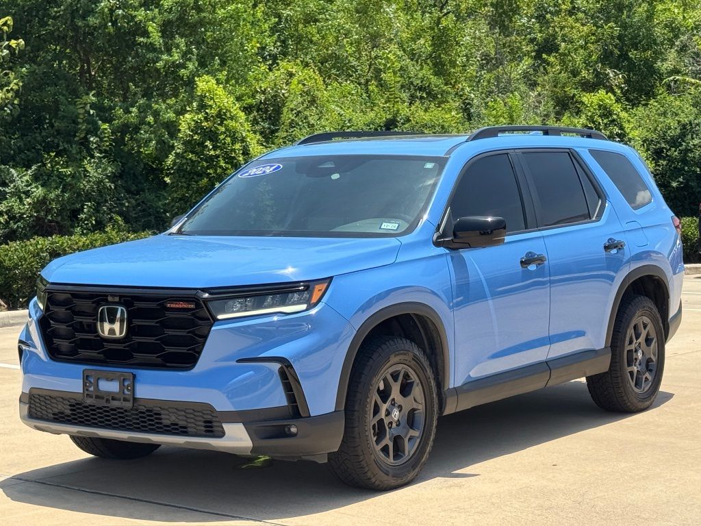 2024 Honda Pilot TrailSport Blue at AutoSavvy Houston Southwest