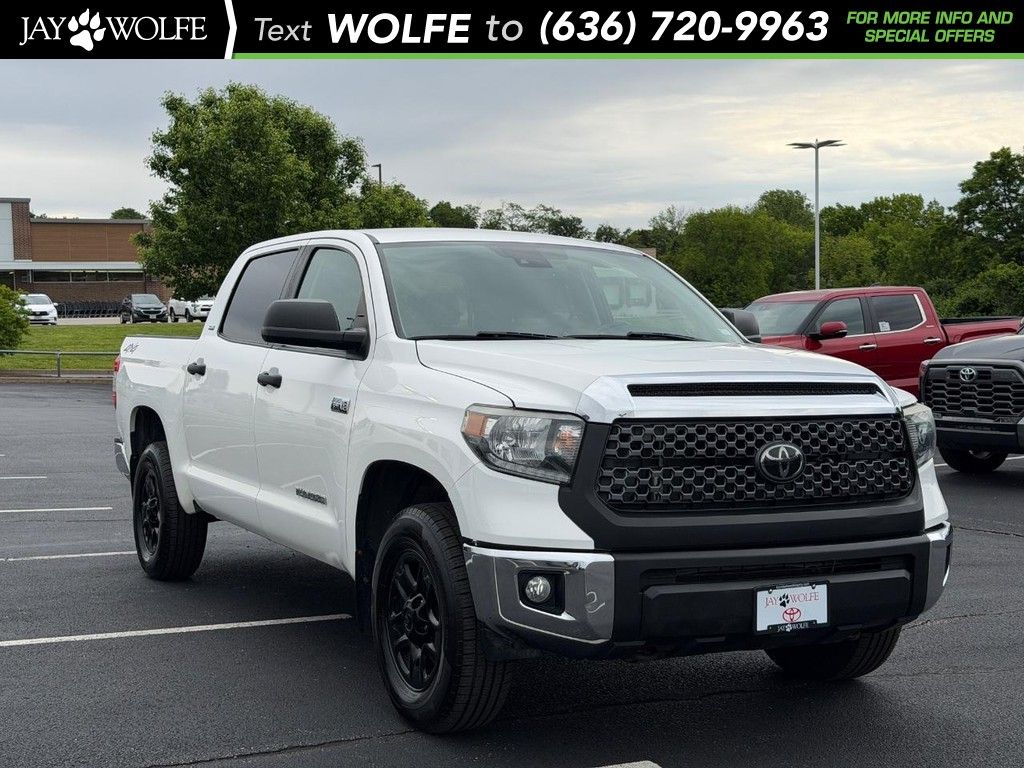 Super White 2020 Toyota Tundra Pickup Truck Four-Wheel Drive 6-Speed Automatic