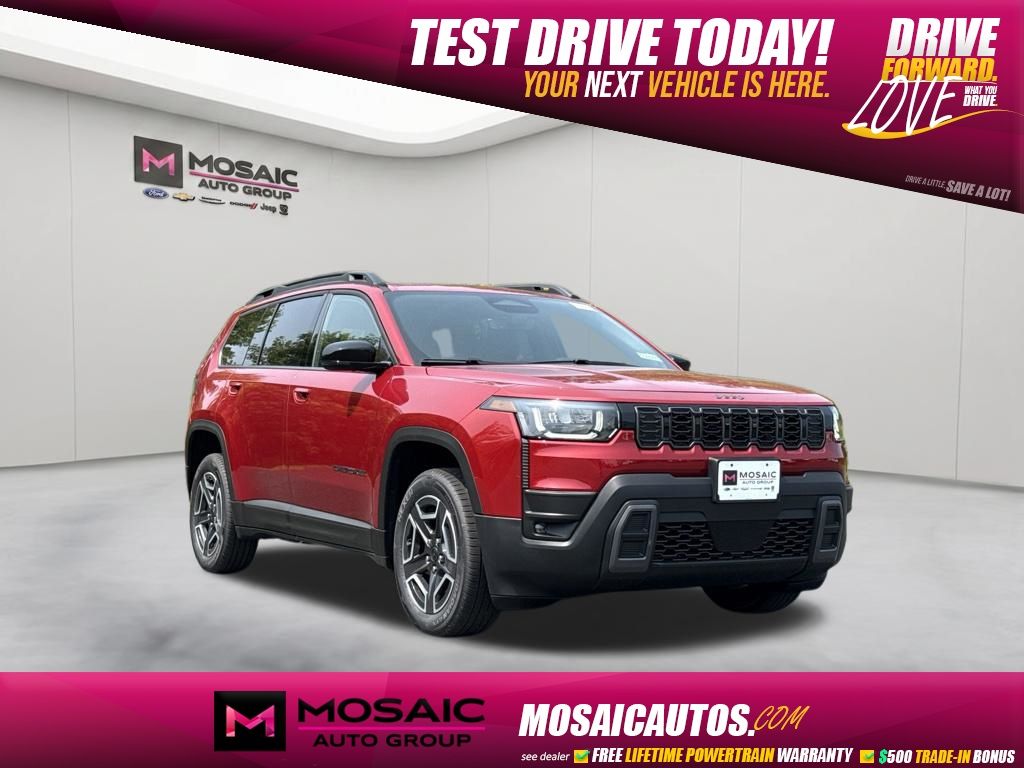 Red Hot Pearlcoat 2026 Jeep Cherokee SUV / Crossover Four-Wheel Drive Continuously Variable Transmission
