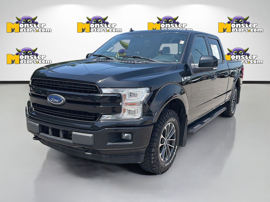 Black 2018 Ford F-150 Pickup Truck Four-Wheel Drive Automatic