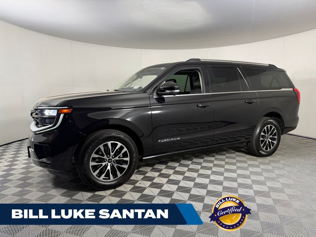 Agate Black Metallic 2025 Ford Expedition MAX Platinum 4WD SUV / Crossover Four-Wheel Drive Automatic