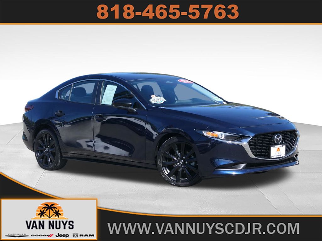 Crystal Blue 2024 Mazda MAZDA3 Sedan Front-Wheel Drive 6-Speed Automatic