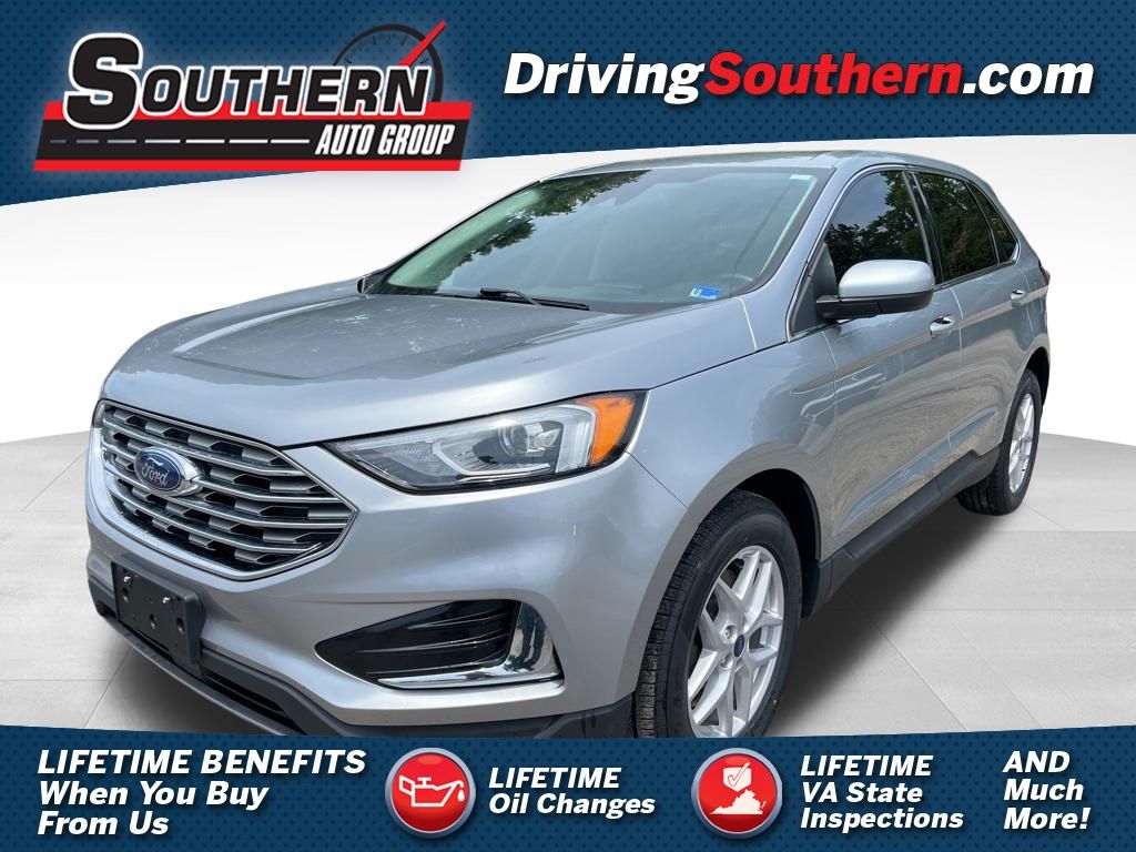 Silver Metallic 2022 Ford Edge SUV / Crossover All-Wheel Drive 8-Speed Automatic