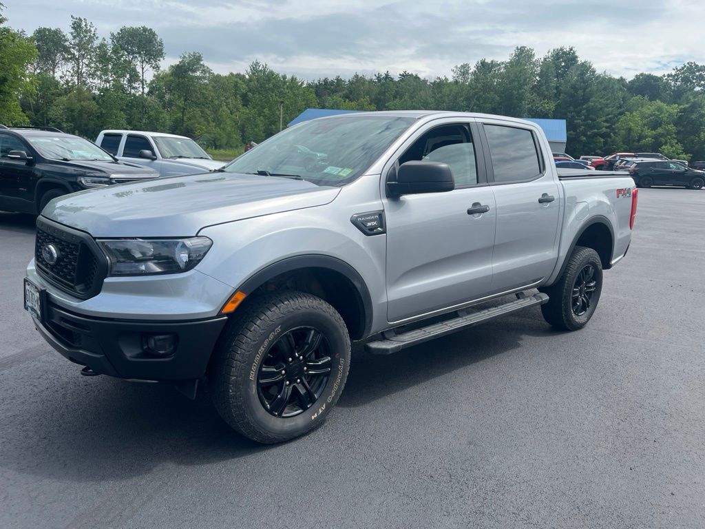 Silver Metallic 2022 Ford Ranger Pickup Truck Four-Wheel Drive Automatic