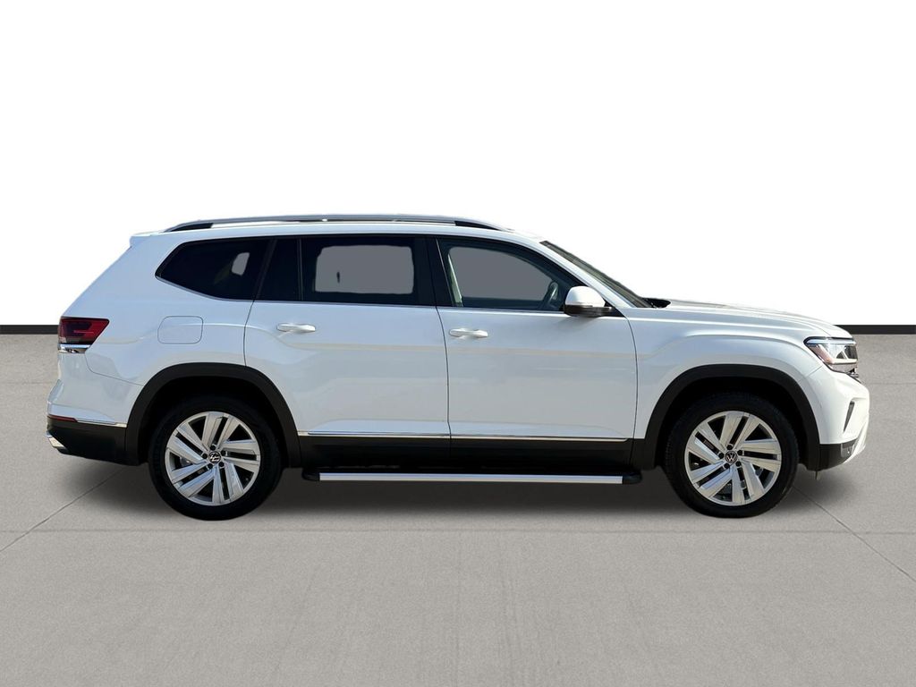 2021 Volkswagen Atlas SEL White at DeMontrond Mazda