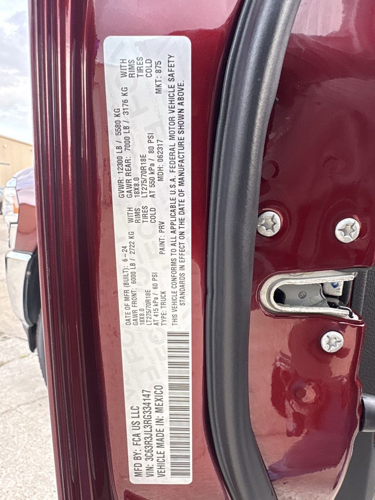 2024 Ram 3500 Laramie Red at Shottenkirk Kia Fort Bend