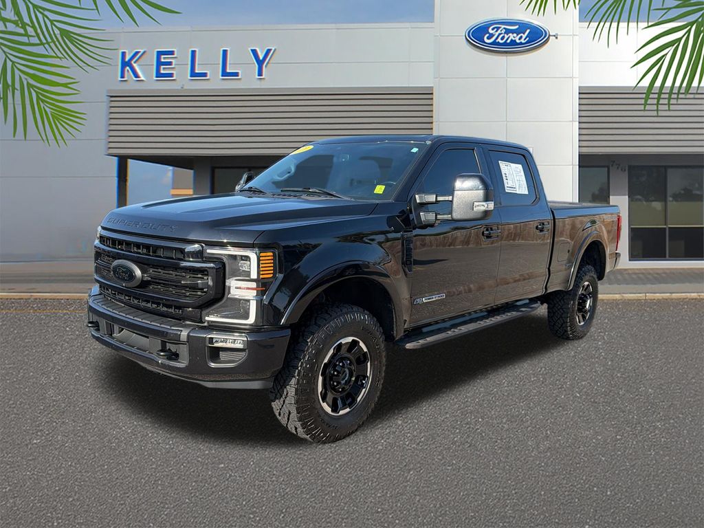 Black Metallic 2021 Ford F-250 Super Duty Pickup Truck Four-Wheel Drive Automatic