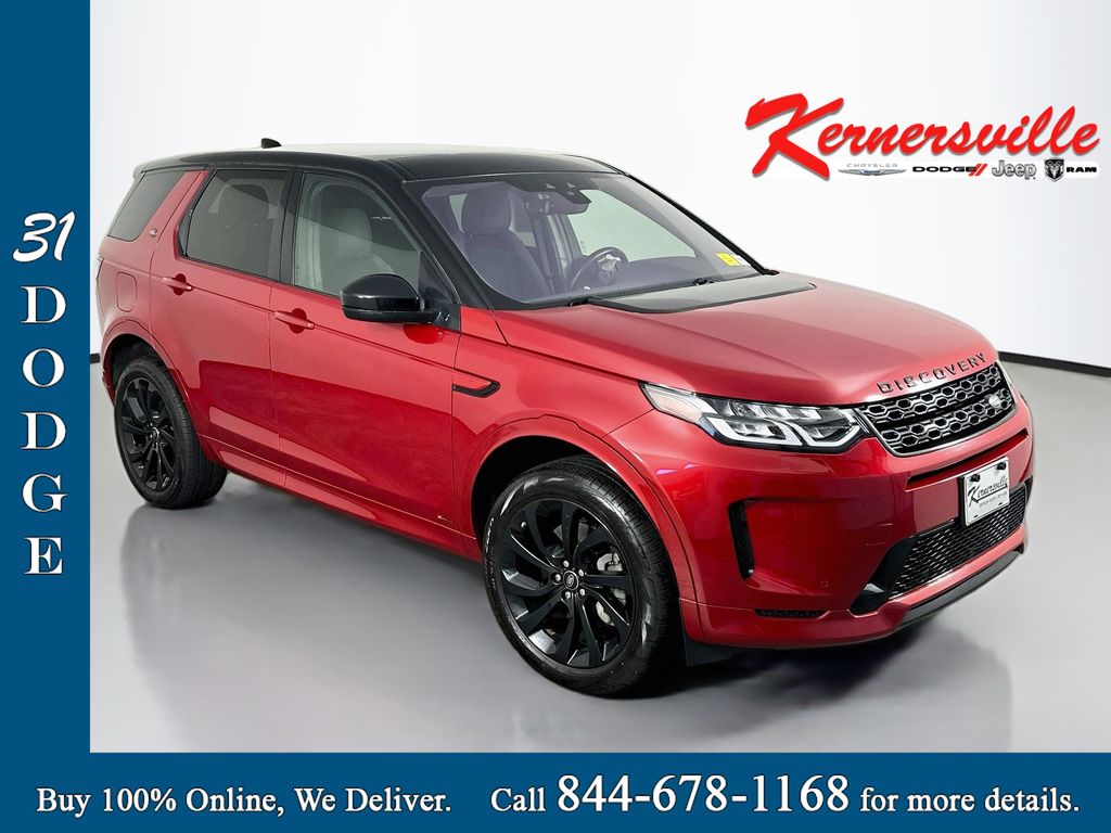 Red 2020 Land Rover Discovery Sport SUV / Crossover All-Wheel Drive 9-Speed Automatic