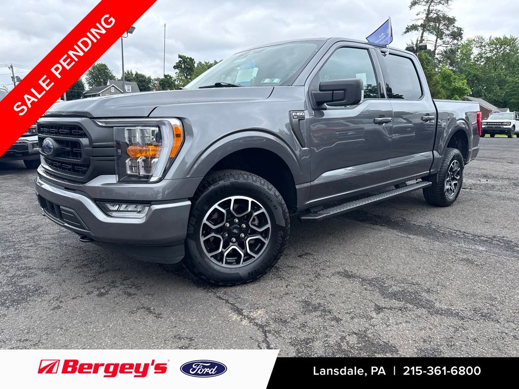 Gray Metallic 2023 Ford F-150 Pickup Truck Four-Wheel Drive 10-Speed Automatic
