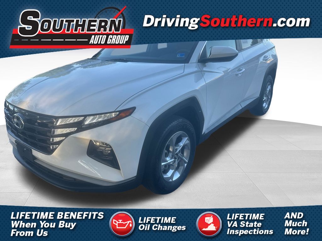 White Pearl 2024 Hyundai Tucson SUV / Crossover All-Wheel Drive 8-Speed Automatic