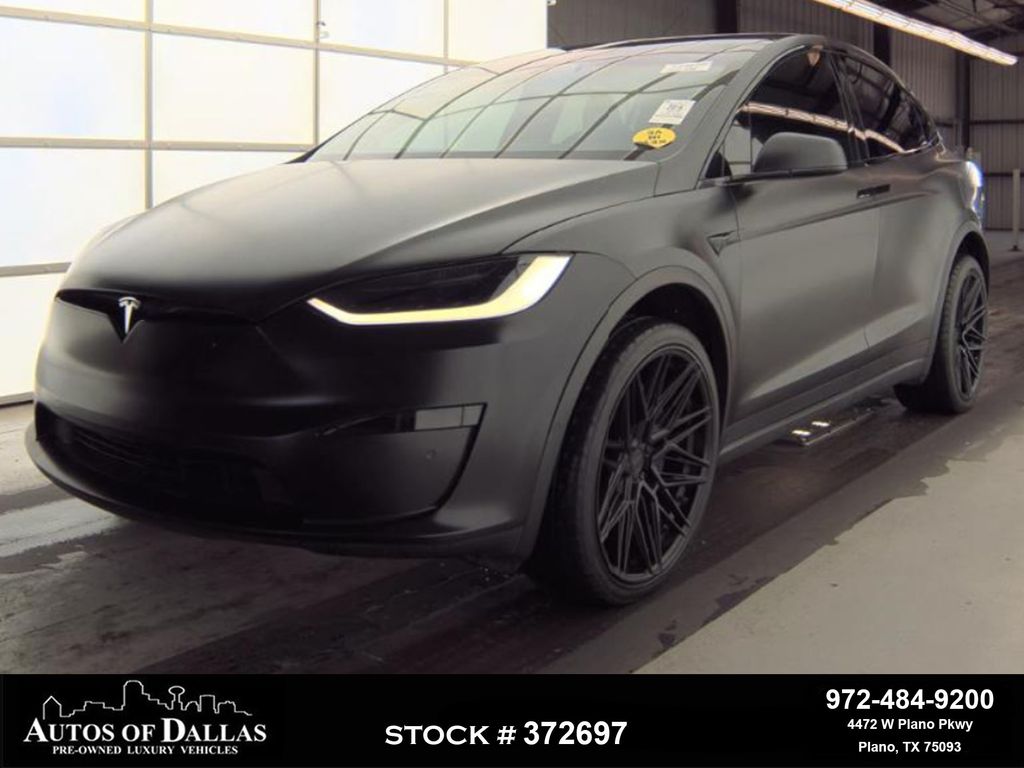 Blue 2023 Tesla Model X Standard Range AWD Sedan All-Wheel Drive 1-Speed Automatic