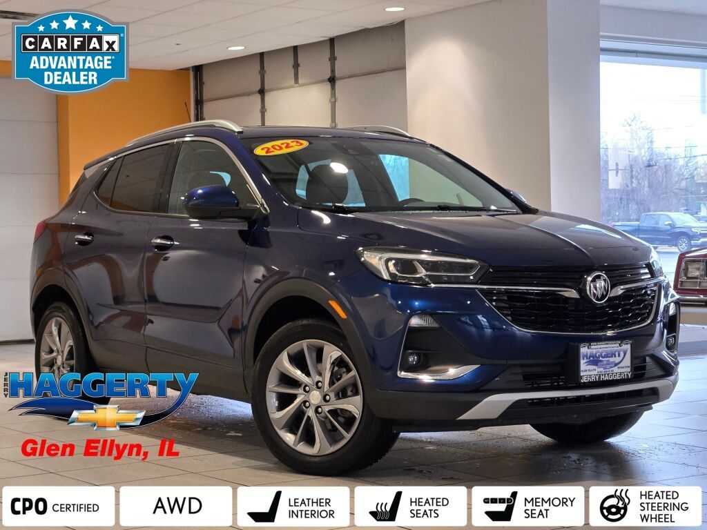 Sapphire Metallic 2023 Buick Encore GX Essence AWD SUV / Crossover All-Wheel Drive 9-Speed Automatic