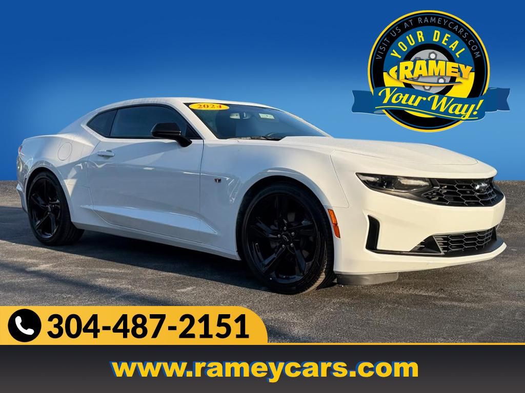 Summit White 2024 Chevrolet Camaro Coupe Rear-Wheel Drive Automatic