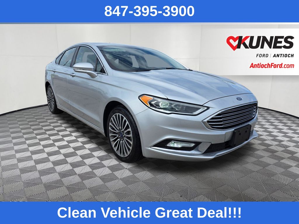 Ingot Silver 2017 Ford Fusion Sedan Front-Wheel Drive 6-Speed Automatic