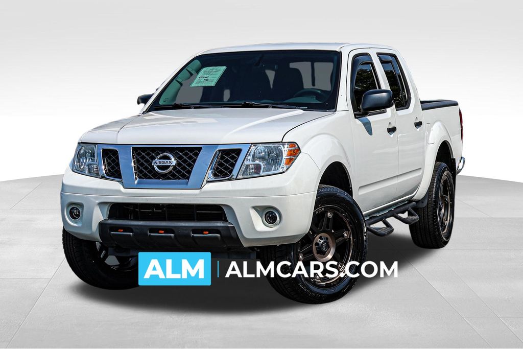 Glacier White 2019 Nissan Frontier Pickup Truck Four-Wheel Drive 5-Speed Automatic Overdrive