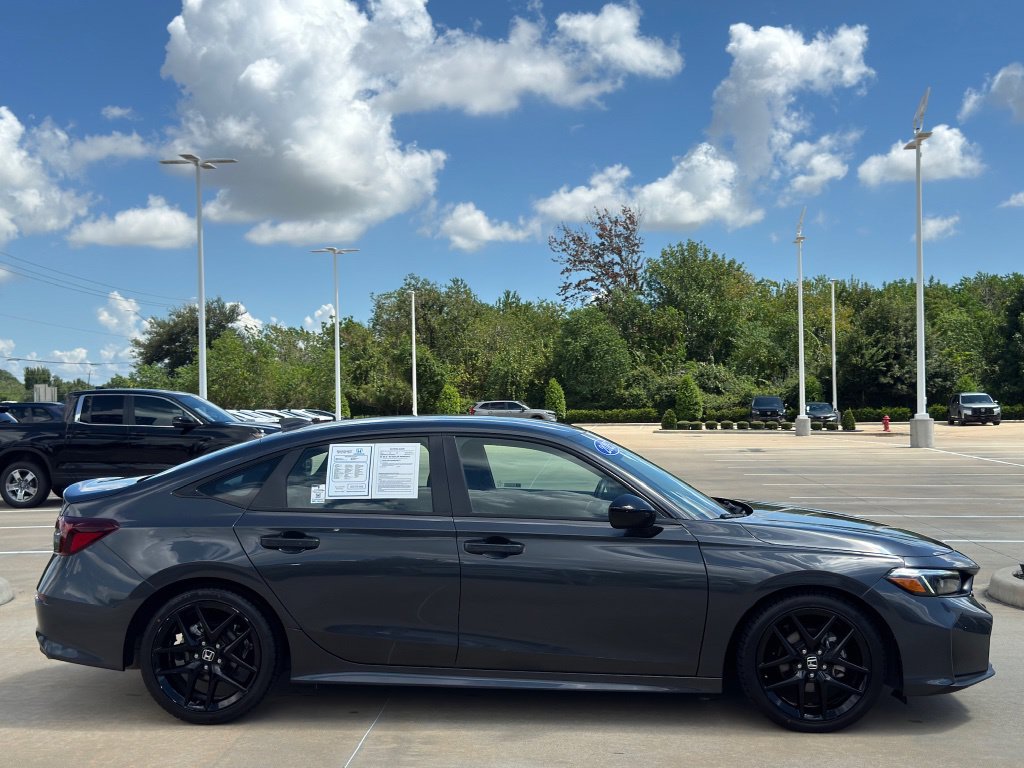 2025 Honda Civic Sport Silver at Baytown Hyundai