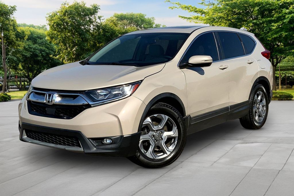 Platinum White Pearl 2019 Honda CR-V EX-L FWD SUV / Crossover Front-Wheel Drive Continuously Variable Transmission