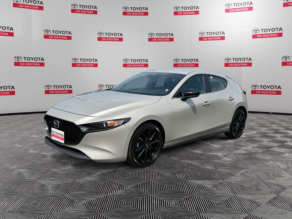 Gray (Platinum Quartz Metallic) 2024 Mazda MAZDA3 Hatchback Front-Wheel Drive 6-Speed Automatic