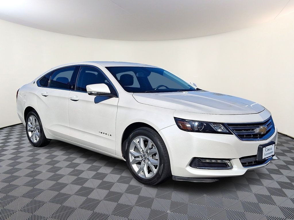 Pearl 2019 Chevrolet Impala Sedan Front-Wheel Drive 6-Speed Automatic Overdrive