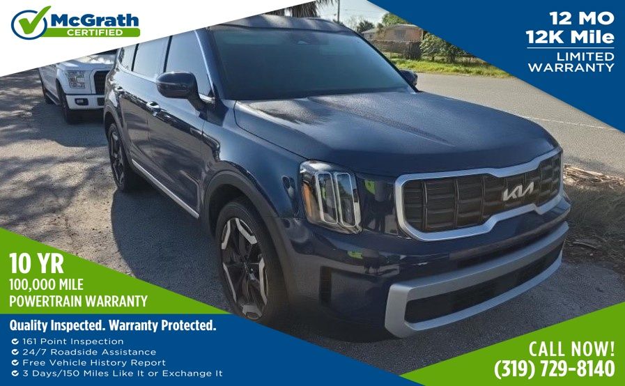 Midnight Lake Blue 2025 Kia Telluride S FWD SUV / Crossover Front-Wheel Drive 8-Speed Automatic