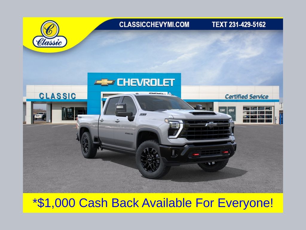 Sterling Gray Metallic 2026 Chevrolet Silverado 2500HD Pickup Truck Four-Wheel Drive Automatic