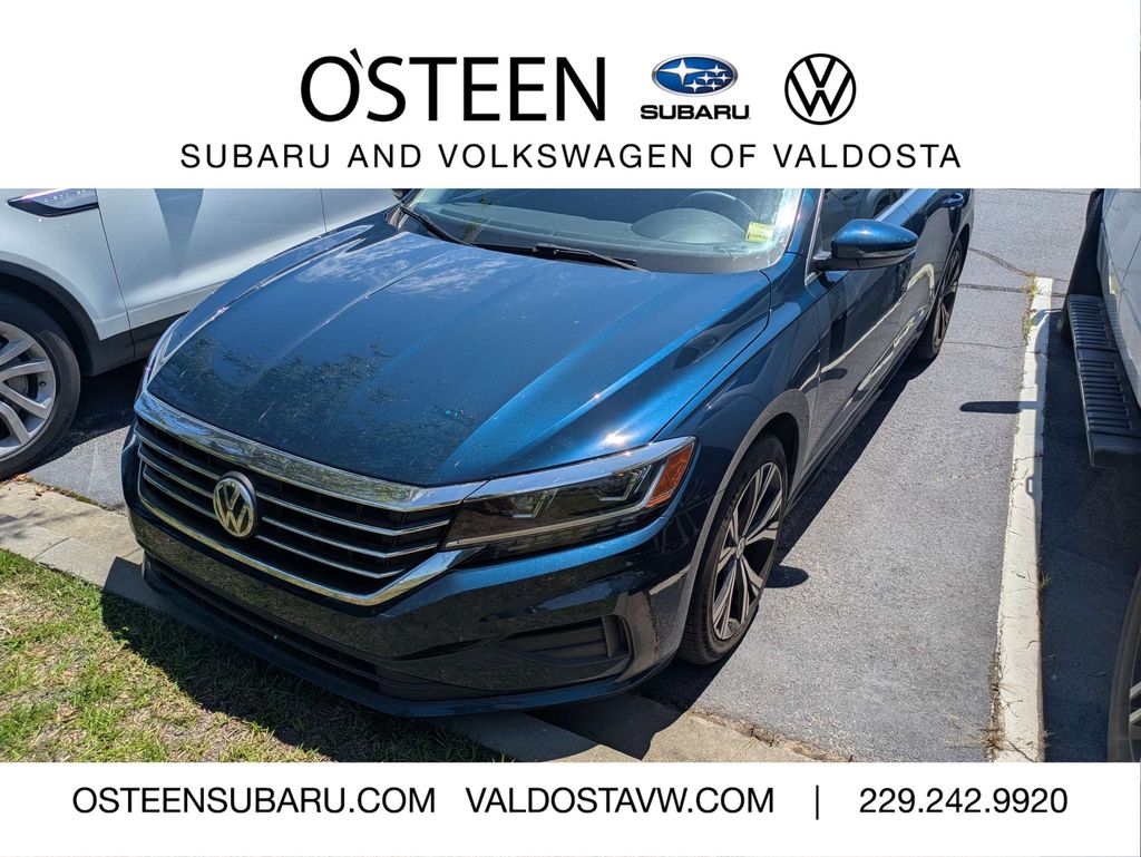 Blue Metallic 2021 Volkswagen Passat Sedan Front-Wheel Drive 6-Speed Automatic