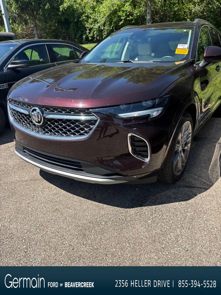 Rich Garnet Metallic 2021 Buick Envision Avenir AWD SUV / Crossover All-Wheel Drive 9-Speed Automatic