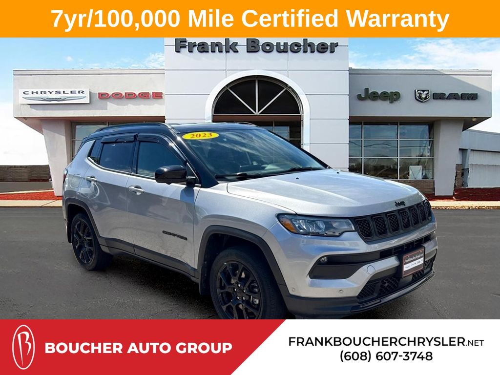 Billet Silver Metallic Clearcoat 2023 Jeep Compass SUV / Crossover Four-Wheel Drive 8-Speed Automatic