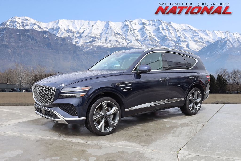 Capri Blue 2025 Genesis GV80 2.5T Prestige AWD SUV / Crossover All-Wheel Drive 8-Speed Automatic